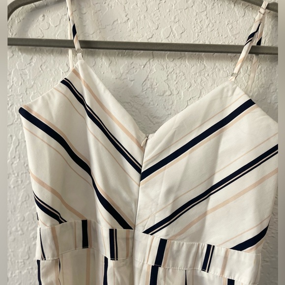 Steps Pinstriped Jumpsuit - Med - Picture 5 of 7